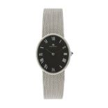 Bucherer montre-bracelet en or gris 750 mécanique cadran gris anthracite chiffres romains blancs