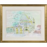 Raoul Dufy (1877-1953) "La Salute", Venise, 1938 aquarelle sur papier griffe en bas à gauche