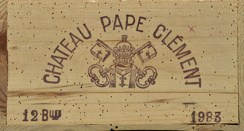 Ch. Pape Clément 1983 Pessac-Leognan GCC de Graves 12 bts &nbsp Caisse en bois d'origine - Image 2 of 2