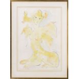 ?Leonor Fini (1907-1996) Le Sphynx lithographie couleur signée au crayon et justifiée "Epreuve d'