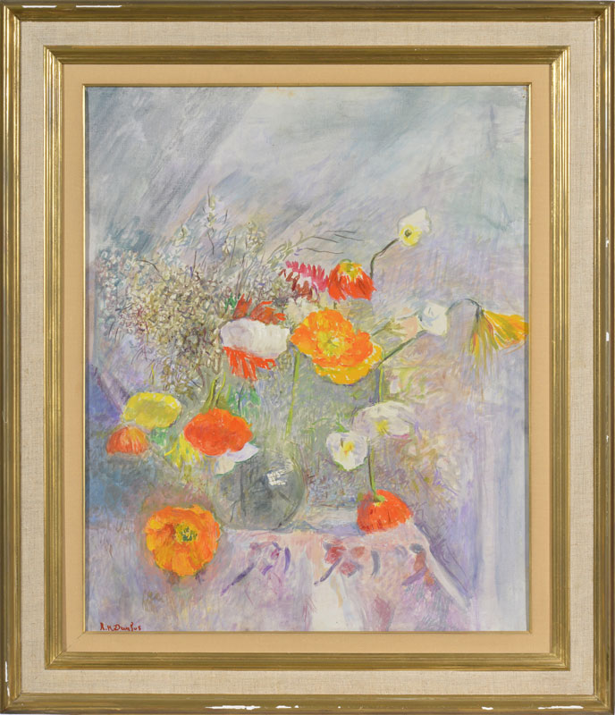 ?Raoul-Henri Dreyfus (1878-1966) Vase de fleurs huile sur toile signée 61x50 cm