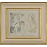 Marie Laurencin (1883-1956) La ronde lithographie couleur justifiée X/X H.C. signée sur la pierre