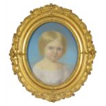 ?Ecole suisse (XIXe s.) Portrait de Marguerite Cramer pastel sur papier monogrammé et daté 1853 32