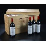 Baron Ph. de Rothschild mise de la Baronnie 1985 Haut-Médoc 12 bts &nbsp Caisse en bois d'origine