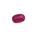 Rubis sur papier taille ovale de 1.85 ct