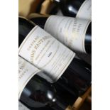 Ch. Bahans de Haut Brion 1988 Pessac-Leognan 12 bts &nbsp Caisse en bois d'origine