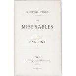 HUGO (Victor). Les Misérables.&nbsp	Paris	 Pagnerre	 libraire-éditeur	 [Ed. Lacroix	 Verboeckoven et