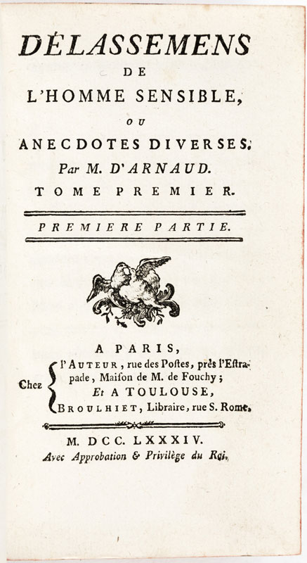 ARNAUD (François-Thomas-Marie de Baculard d?). 2 ouvrages en 19 vol. reliés uniformément pleine - Image 3 of 3