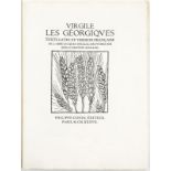 MAILLOL (Aristide) - VIRGILE. Les Géorgiques. Paris	 Gonin	 1937-1943. 3 vol. in-4° en ff.	 sous