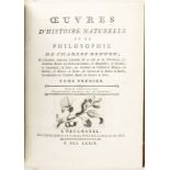 BONNET (Charles). Oeuvres d'histoire naturelle et de philosophie. Neuchâtel	 Fauche	 1779-1783.&nbsp
