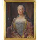 Jakob Emanuel Handmann (1718-1781)	 Portrait de Marie Madeleine de Rovéréa (1712-1767)	 épouse de