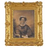 Amélie Munier-Romilly&nbsp	(1788-1875)	 Portrait de Julie Olympe Couvreu-Ausset	 lavis et rehauts de