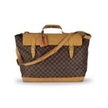 Louis Vuitton	 sac de voyage West End en toile enduite damier	 édition spéciale du centenaire n°1957