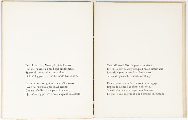 PICASSO (Pablo). Cinq sonnets de Pétrarque avec une eau-forte de Picasso et les explications du - Image 4 of 4