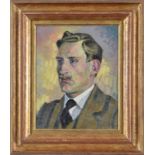 Casimir Reymond (1893-1969)	 Portrait d'un homme (frère de l'artiste)	 huile sur toile	 signée