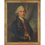 Jakob Emanuel Handmann&nbsp	(1718-1781)	 Portrait de Jean Jugla	 huile sur toile	 signée et datée