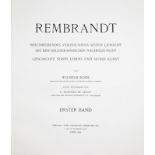 [REMBRANDT]. BODE (Wilhelm). Rembrandt. Beschreibendes Verzeichnis seiner Gemälde mit den