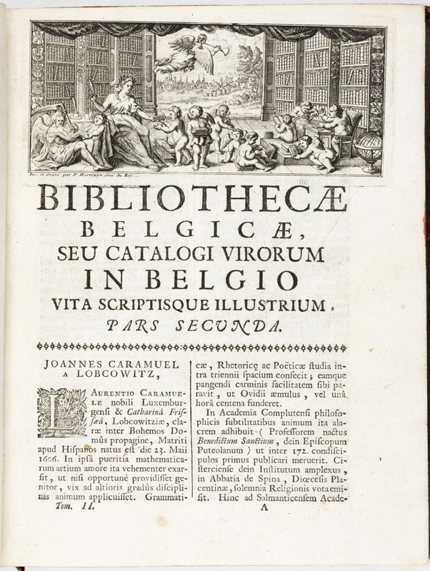 FOPPENS (Jean-François). Bibliotheca Belgica	 sive vivorum in Belgio. Vita	 scriptisque illustrium - Image 4 of 4