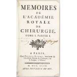 [MEDECINE]. Mémoires de l'Académie Royale de Chirurgie. Osmont	 Delaguette	Vve- Delaguette	 Le