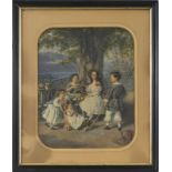 Johann Friedrich Dietler (1804-1874)	 Les enfants Laure	 Arnold	 Frédéric	 Emma et Blanche Couvreu&