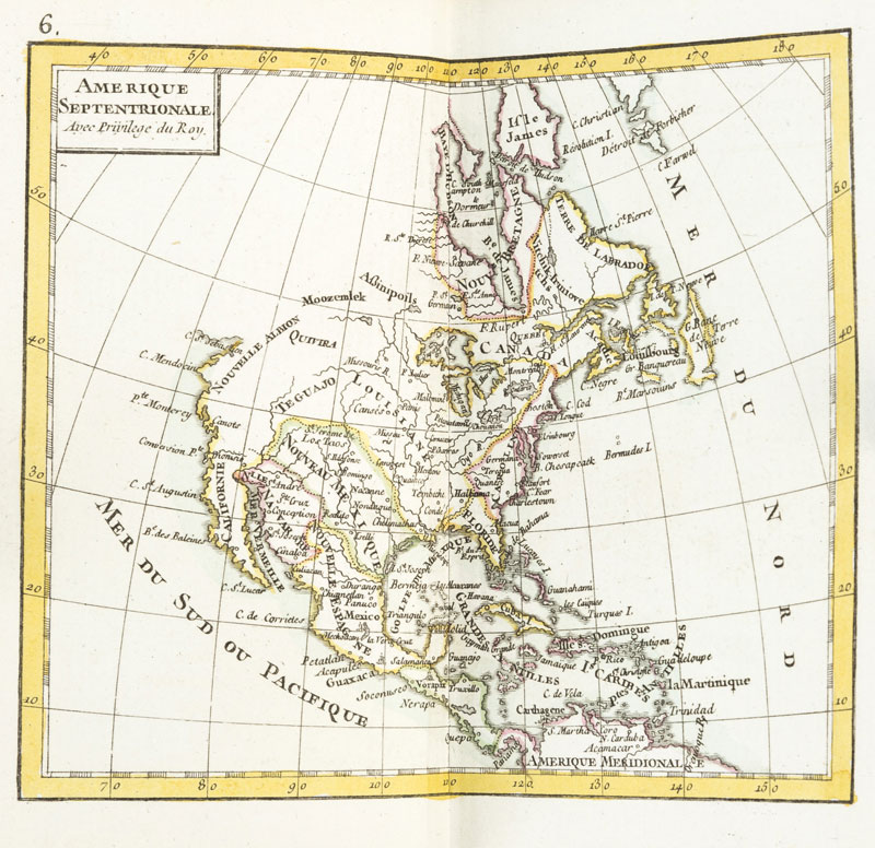 RIZZI ZANNONI (Giovanni Antonio). Atlas géographique	 contenant la Mappemonde et les Quatre Parties - Image 5 of 5