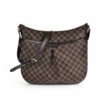 Louis Vuitton	 sac Bloomsbury GM en toile enduite damier ébène	 housse	 32x38 cm