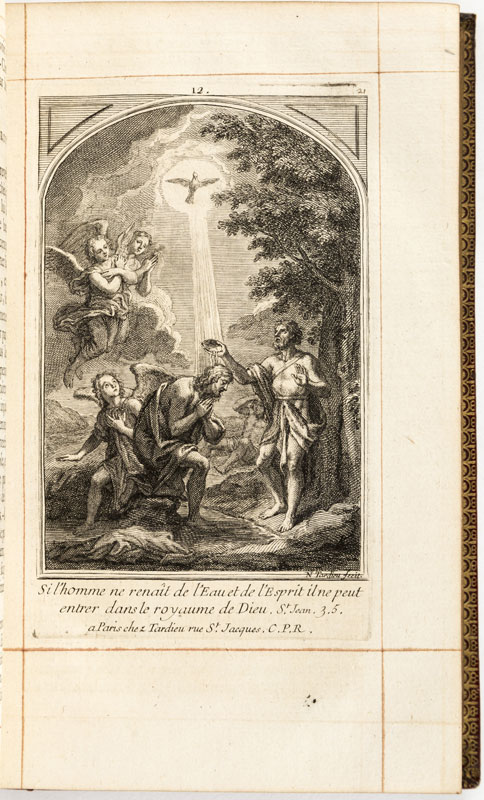 [QUESNEL (Pasquier)].&nbsp	Nouveau Testament en François	 avec des Réflexions morales sur chaque - Image 11 of 14