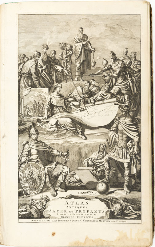 [ATLAS]. SANSON (Nicolas et fils). Atlas de la géographie ancienne	 sacrée	 ecclésiastique et
