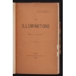 RIMBAUD (Arthur). Les Illuminations.&nbsp	Paris	&nbsp	La Vogue	&nbsp	1886.&nbsp	1 vol. &nbsp	in-4