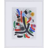 Joan Miro (1893-1983)	&nbsp	Composition	1972	&nbsp	lithographie couleur	 signée et numérotée au