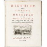 LENFANT (Jacques). Histoire de la guerre des Hussites et du Concile de Basle. Amsterdam	 Pierre