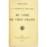 PROUST (Marcel). Du côté de chez Swann.&nbsp	Paris	 Bernard&nbsp	Grasset	&nbsp	1914.1 vol in-8°