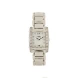 Ebel	 Brasilia	&nbsp	montre-bracelet en acier sertie de diamantsSignée Ebel	 réf. 9976M2S	 n°