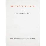 [ZIMMERMANN (E.)]. PORITZKY (J. E.). Mysterien.&nbsp	Der Bücherwinkel	 Munchen	 1923. 1 vol. in-