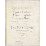 [MUSIQUE]. MEHUL. Ariodant. Opéra en 5 actes. Paroles d'Hoffman. Dédié à Cherubini. Paris	 Janet