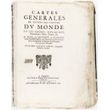 [ATLAS]. SANSON D'ABBEVILLE. Cartes générales de toutes les parties du Monde	 ou les Empires