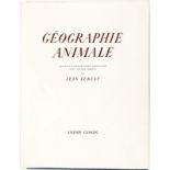 LURCAT (Jean). Geographie animale. Lausanne	 Gonin	 1948. In-4° en ff.	 chemise et emboîtage. Tirage