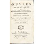 NERICAULT DESTOUCHES (Philippe). ?uvres dramatiques. Paris	 Prault	 1758.  10 vol. in-8° plein
