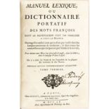 [PREVOST (Abbé)]. Manuel lexique ... [PREVOST (Abbé)]. Manuel lexique ou dictionnaire portatif des