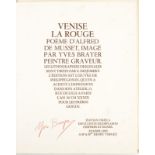 BRAYER (Yves) - MUSSET (Alfred ... BRAYER (Yves) - MUSSET (Alfred de). Venise la Rouge. Poème