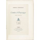 EBERHARDT (Isabelle). Contes et paysages. ... EBERHARDT (Isabelle). Contes et paysages. Paris La