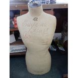 A tailor's Eugene Bust size 42 mannequin by Yucin and Sons