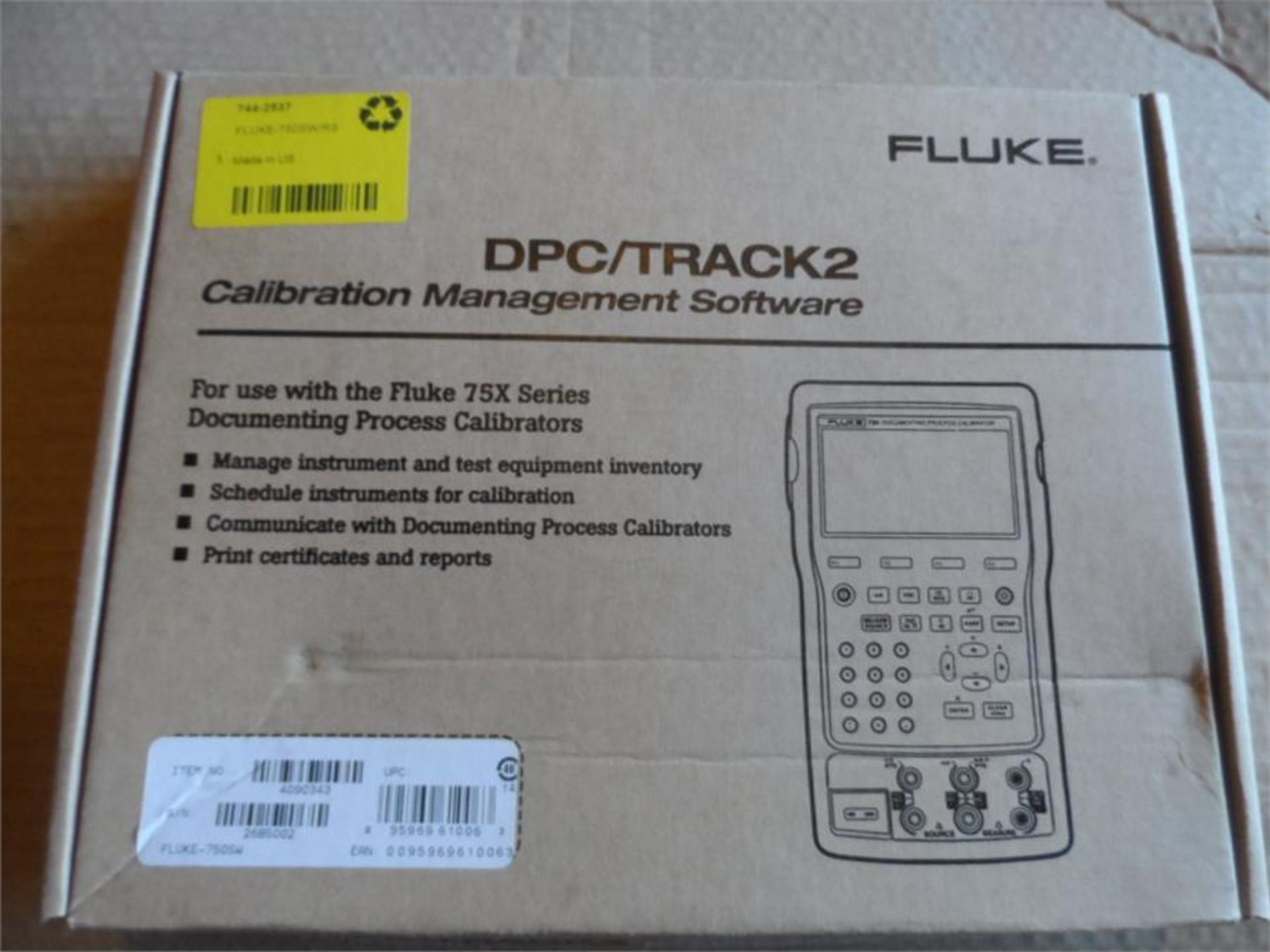 Fluke DPC/TRACK2 SOFTWARE - FLUKE-750SW - Image 3 of 4