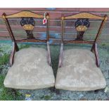 Pair of Edwardian Nursing Chairs