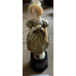 Ferdinand Preiss Bronze and Ivory Figure 6" tall.
Marked FP on reverse. (Condition Report-In an