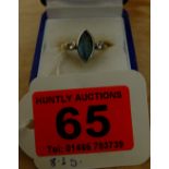 Vintage High Carat? Gold Aquamarine and Diamond Ring (8.3 grams ) total
It is the opinion of the
