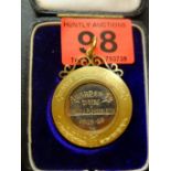 The Harold J Plenderleith boxed Gold Dux Medal 1915-16 awarded by Harris Academy, Dundee
