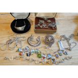 Large Lot of Silver Jewellery - Ola Gorie etc
Medlock-Craik Brooch, Silver Enamel Bracelet etc.