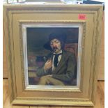 Portrait of a Gentleman (Robert Louis Stevenson) Oil Painting  by James Pittendrigh MacGillivary RSA