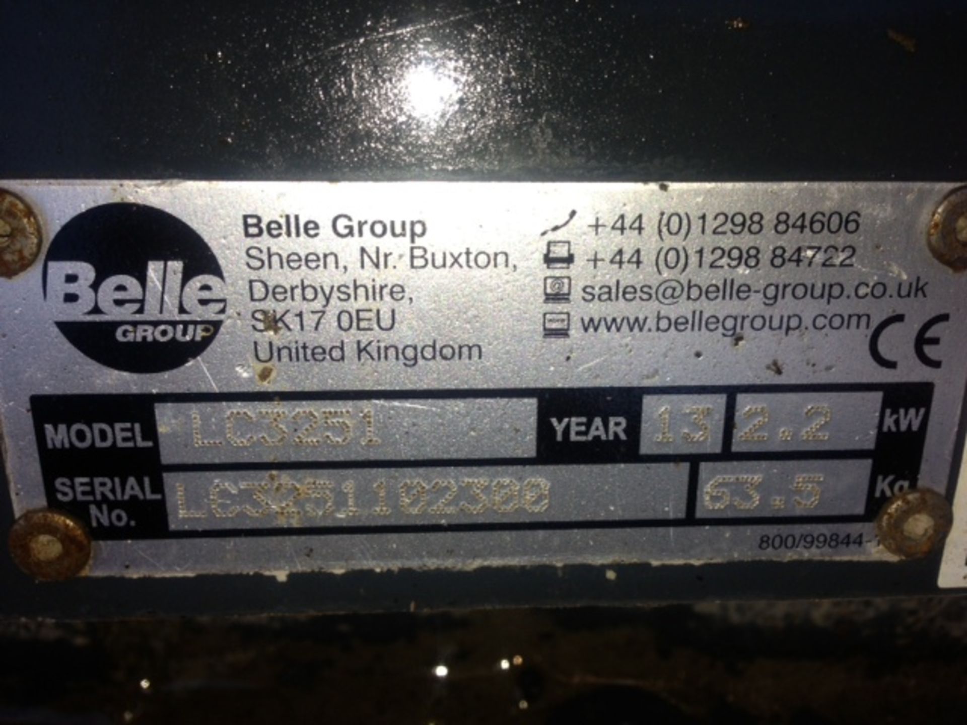 YR2013 BELLE PLATE COMPACTOR GWO - Image 4 of 4